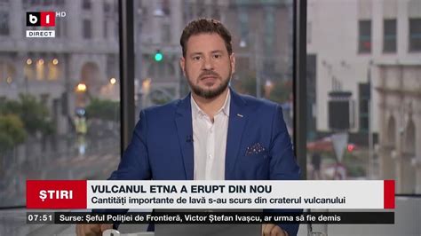 VULCANUL ETNA A ERUPT DIN NOU Știri B1TV 26 nov 2023 YouTube