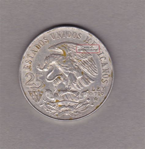 Circulated Silver Mexican Olympic Coin Mm A