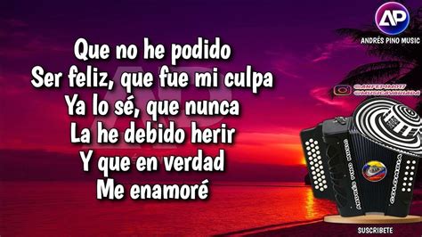 No He Podido Ser Feliz Los Gigantes Del Vallenato Letra Youtube