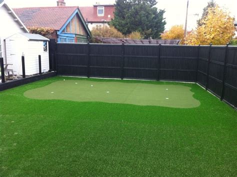 Artificial Garden Golf Course Installation Trulawn Artificial Grass