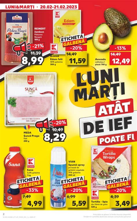 Oferte Kaufland Luni Si Marti Februarie Coperta Catalog Az