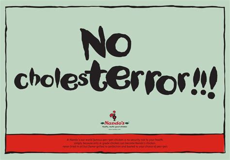 Nandos Print Advert By Bates Cholesterol Ads Of The World™