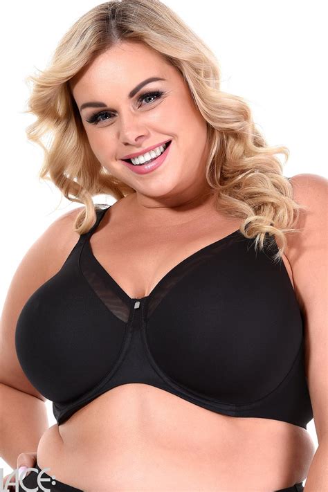 Triumph True Shape Sensation Minimizer Bra D G Cup Black Lace