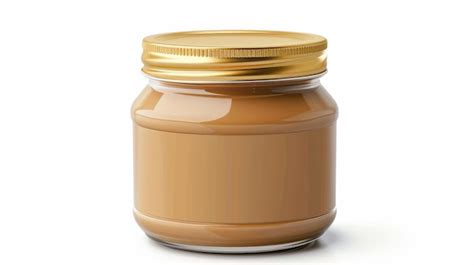 premium photo jar  peanut butter