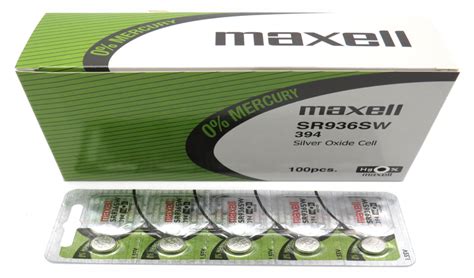 PILAS MAXELL SR936SW 394 Colbateries S A