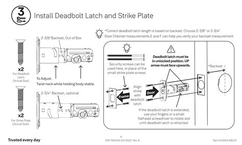 Yale Assure Lock 2 Keyed Deadbolt Installation Guide