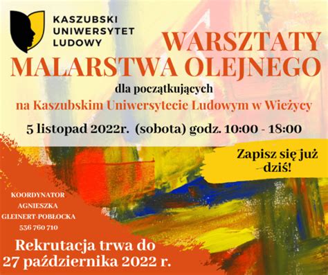 Otwieramy rekrutację na warsztaty malarstwa olejnego dla początkujących