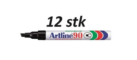 Stk Artline Marker Sort Skr Spids K B Billigt Her