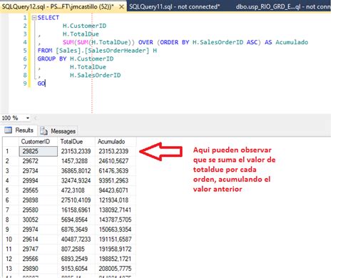 C Mo Obtener La Suma De Valores De Una Columna En Sql Server Con La