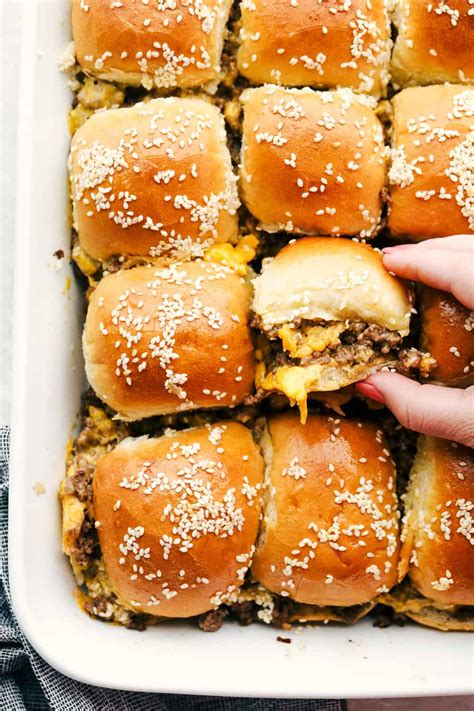 Cheeseburger Sliders Yummy Recipe