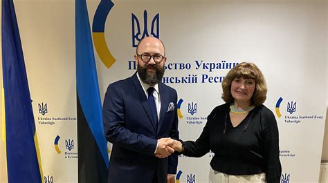 Vira Konyk Meets With Newly Appointed Ukraines Ambassador To Estonia