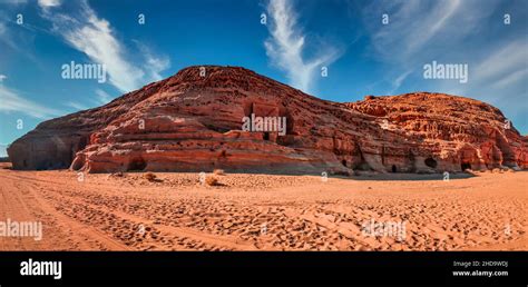 Madain Saleh, UNESCO site of Saudi Arabia Stock Photo - Alamy