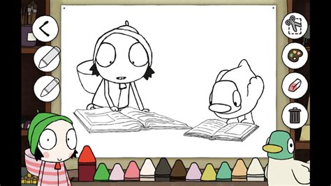 Sarah And Duck Coloring Pages - Home Design Ideas