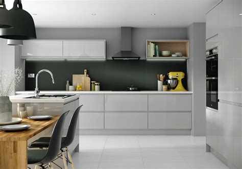 Light Grey Gloss Kitchen – Things In The Kitchen