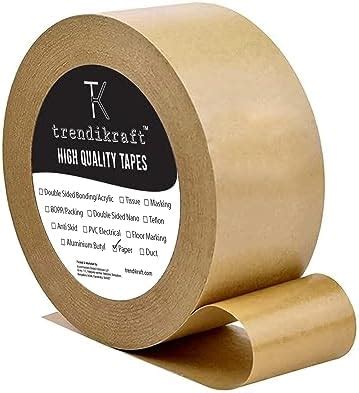 Trendikraft Inch X Meter Pack Of Brown Kraft Paper Tape Easy To