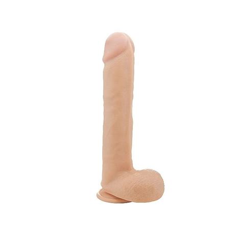 Huidkleurige Realistische XXL Dildo Met Balzak 38 Cm Kopen Bij Sextoyland