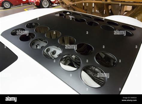 Ferrari Modulo engine Museo Ferrari Stock Photo - Alamy