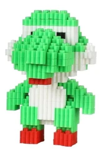 Mini Bloques Armable Figura 3d Micro Blocks Yoshi Cuotas sin interés