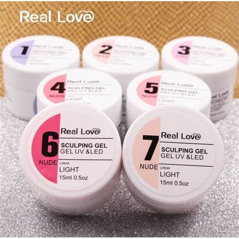 Gel De Modelagem Para Unhas SCULPTING GEL UV LED 15ml Real Love