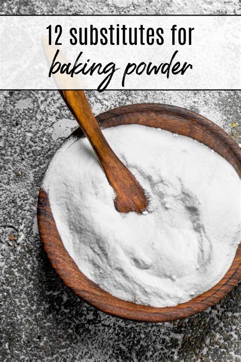 12 Easy Baking Powder Substitute Options