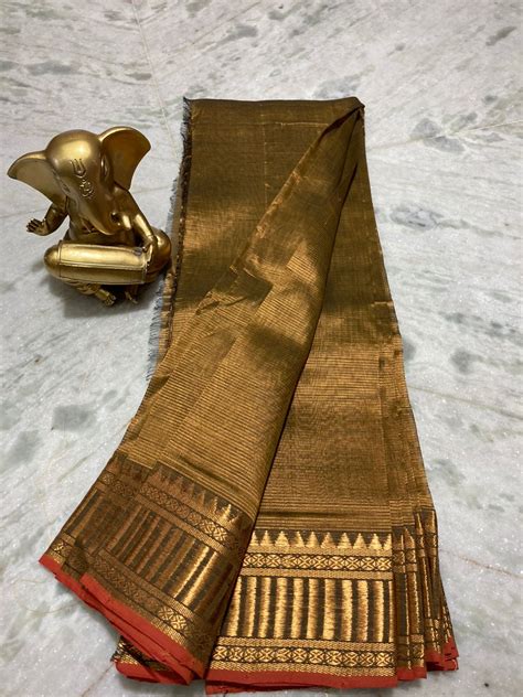 Mangalagiri Pure Pattu By Cotton New 200k Jari Border Plain Pattu Sarees