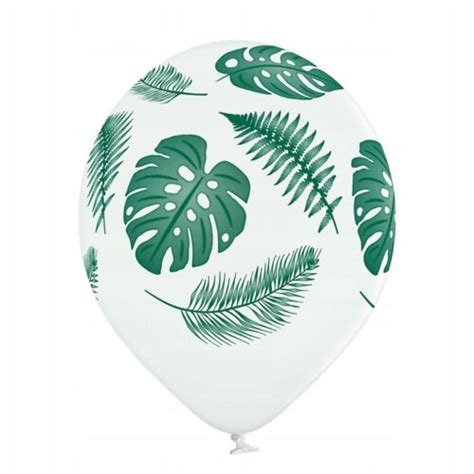 Belbal D11 Tropic leaves monstera tropikalne liście 6 szt Balonowe pl