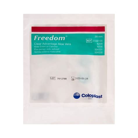 Coloplast Freedom Clear Male External Condom Catheter 28mm