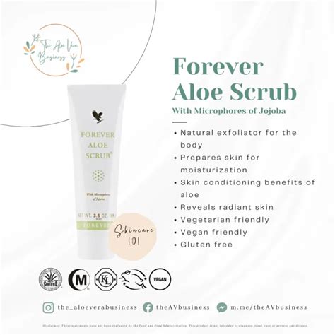 Forever Aloe Scrub 99g Lazada PH