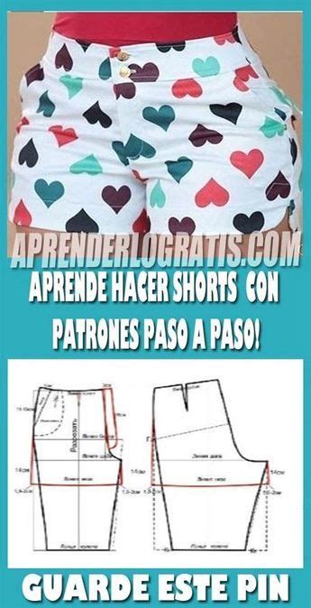 Aprende Hacer Pantalones Shorts Con Patrones Paso A Paso Sewing Shorts