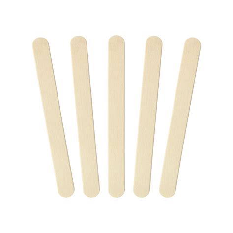 Natural Birch Wooden Ice Cream Stick 93x10x2 Mm Round Edge 3 4 Grade