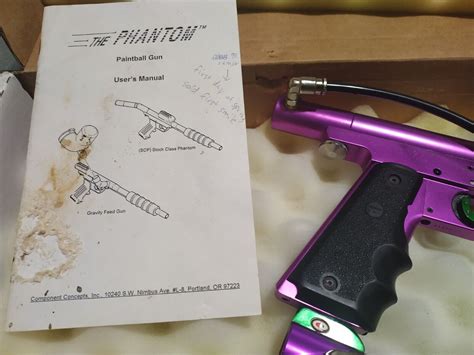 Cci Phantom Pump Paintball Marker Rare Pink Purp Original Box With New