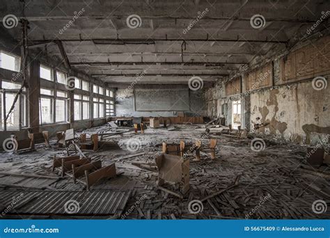 Chernobyl - Abandoned Classroom In Pripyat Royalty-Free Stock Photo ...