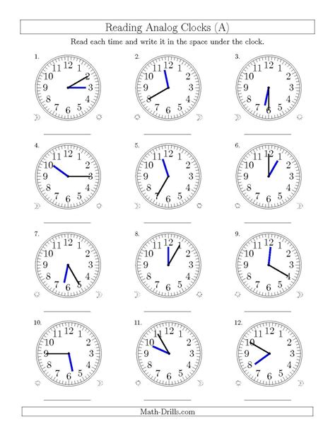 Printable Clock Worksheets | Peggy Worksheets