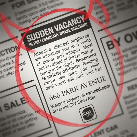 An Ad For Sudden Vacancy In The Dictionary Of Fake Buildings Is Shown