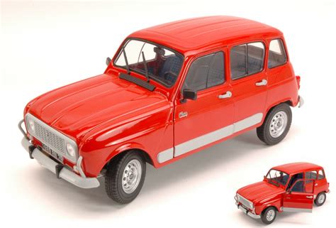 BALOCCO Ingrosso Modellismo Online RENAULT 4L GTL CLAN 1986 RED 1 18