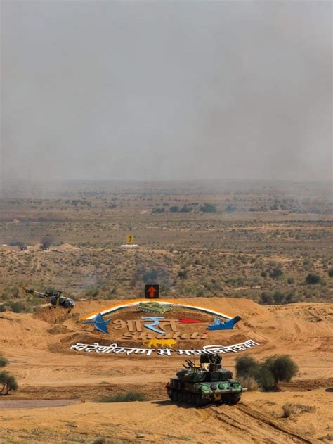 Bharat Shakti Tri Services Military Exercise In Pokhran News Live