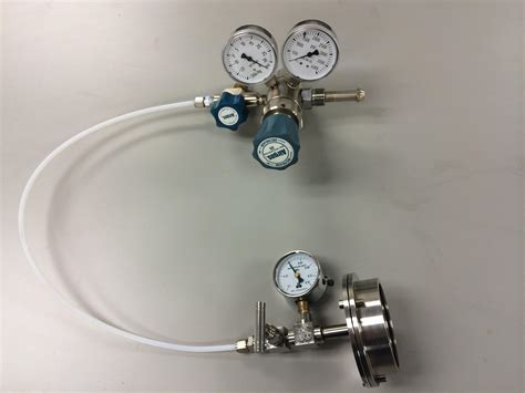 Inert Gas Regulator Two Stage Brass 0 25 Psi Analytical Cylinder