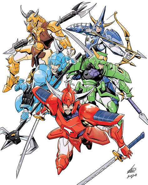 Artstation Ronin Warriors Legendary Armor Samurai Troopers Poster