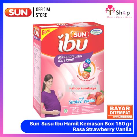 Sun Susu Ibu Hamil Rasa Strawberry Vanila 150 Gram Susu Ibu Hamil