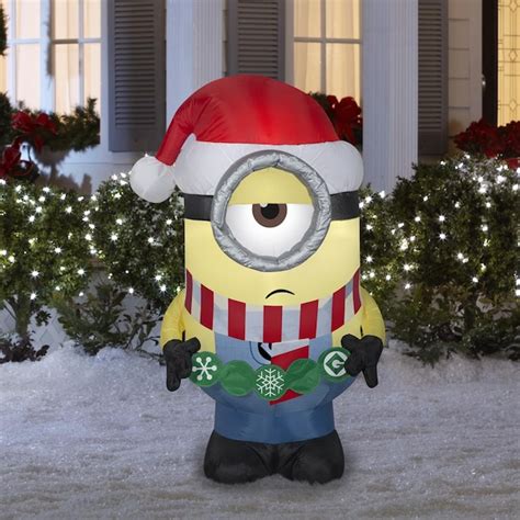 Universal Despicable Me 35 Ft Lighted Minion Christmas Inflatable At