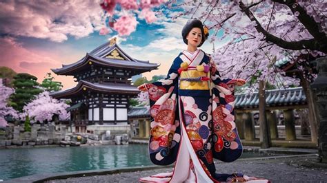 Premium Photo Asian Woman Wearing Japanese Traditional Kimono At