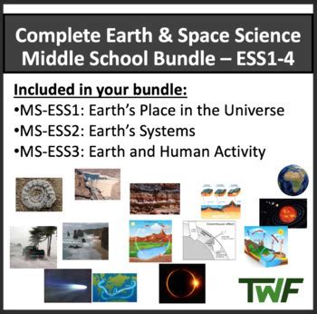 Earth And Space Science Complete Bundle Middle School Ngss Ms Ess