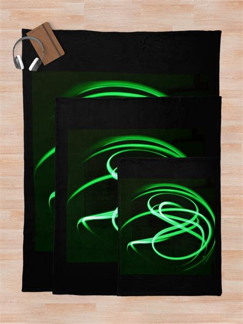 "Neon Green Art Design" Throw Blanket by JGVentures | Redbubble