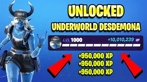 Get 950k Xp Glitch And Earn 25 Accounts Levels Underworld Desdemona Xp