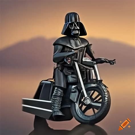 Darth Vader On A Bike On Craiyon