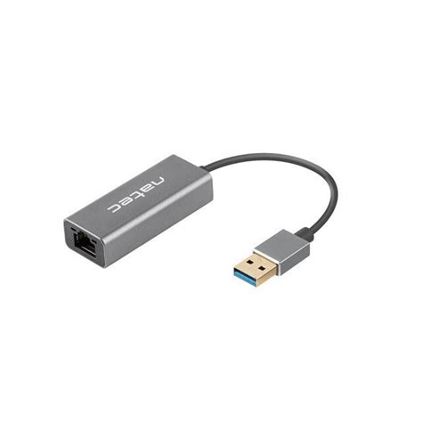 Placa De Retea Cu Cablu Natec USB 3 0 RJ 45 1Gb 60 X 24 X 14 Mm