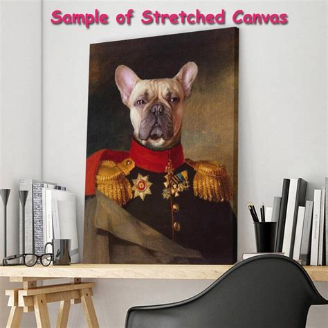 Custom Dog Portrait From Photo Custom Historical Pet Etsy