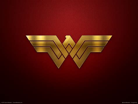 Wonder Woman Logo by Daniel Beadle on Dribbble