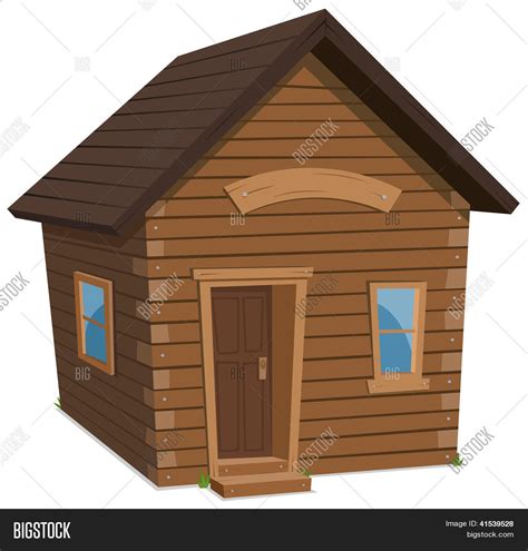 Wood House Lifestyle Vector & Photo (Free Trial) | Bigstock