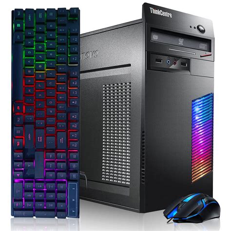 Amazon.com: Lenovo Gaming PC Desktop Computer - Intel Quad I5 up to 3 ...